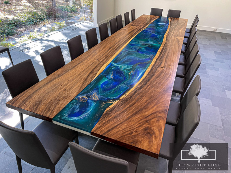 Live Edge Tables At The Wright, Custom Dining Room Tables Dallas Tx