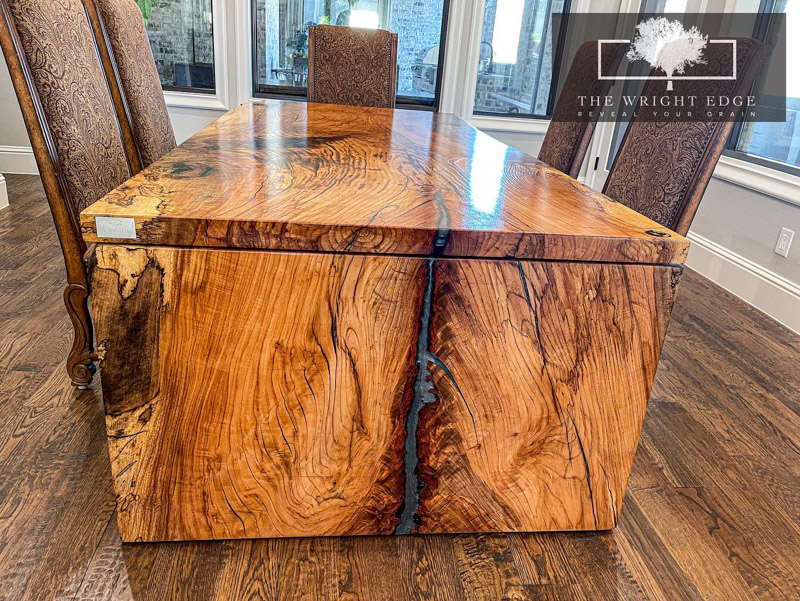 Waterfall Edge Tables – Spanish Pecan Dining Table